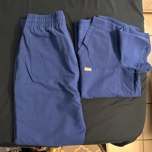 Figs Set Size M Electric Blue